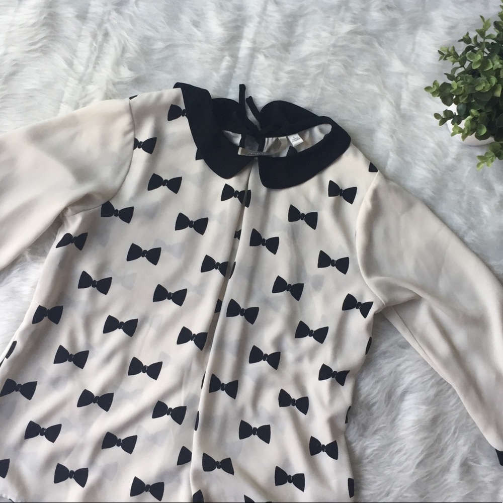 Lauren Conrad bow blouse